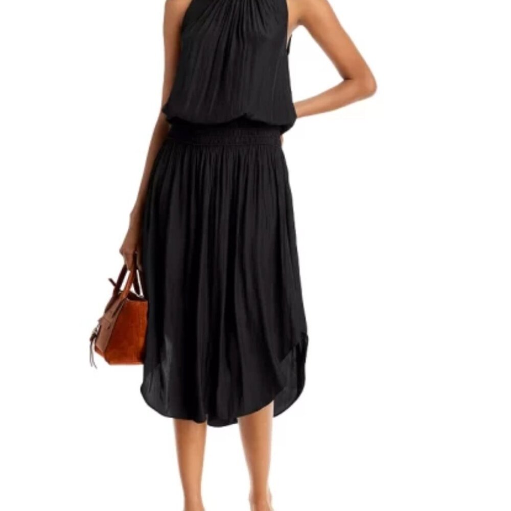 Ramy Brook Audrey Sleeveless Halter Drop Waist Midi size 8 preloved